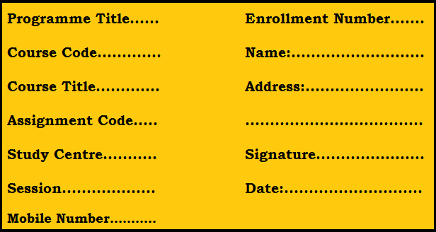 ignou acknowledgement slip download for assignment